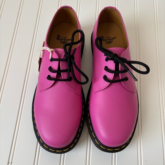 Dr. Martens | Women's 1461 Smooth Leather Oxford Shoes Size US 8 Thrift Pink - Picture 6 of 11